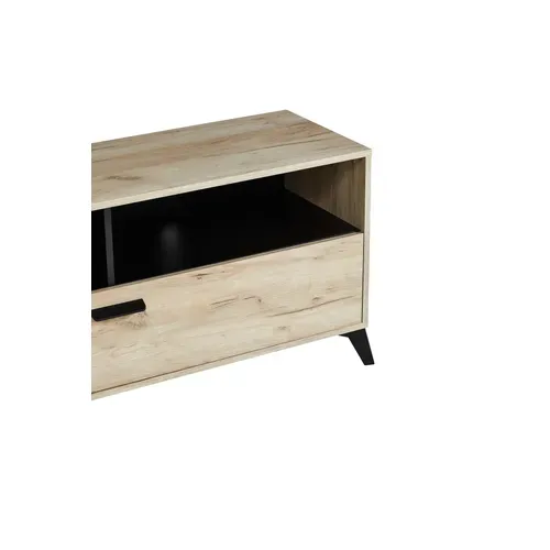 Meuble TV rectangulaire UMBRIA Imitation chêne / noir vue détaillée