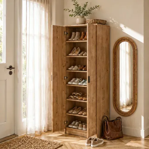 Armoire à chaussures NEO imitation chêne