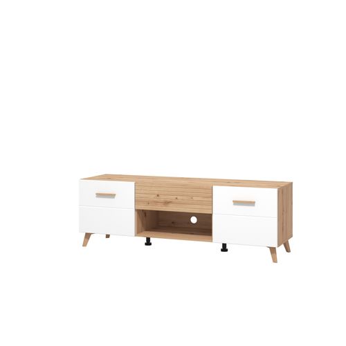 Meuble TV BRETAGNA Blanc