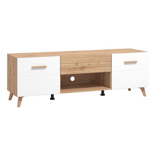 Meuble TV BRETAGNA Blanc