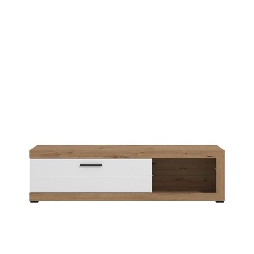 Meuble TV - REMO CH/BLANC vue de face