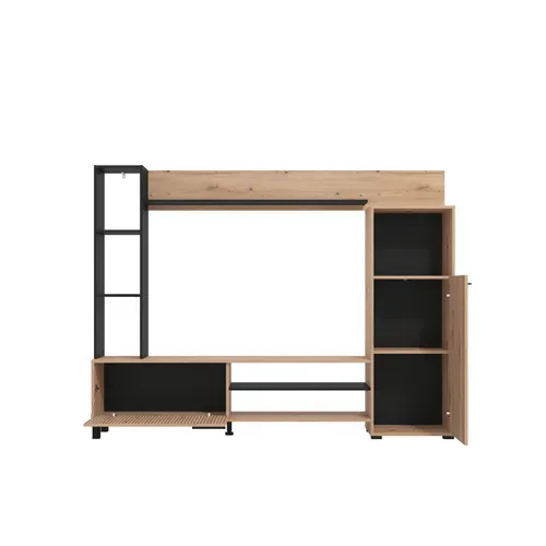 Mur TV RETIMNO imitation chêne