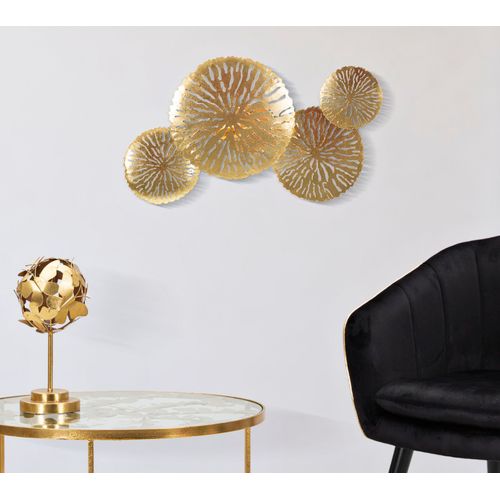 Applique Amelia, Métal, Or, 47x13x28 Cm