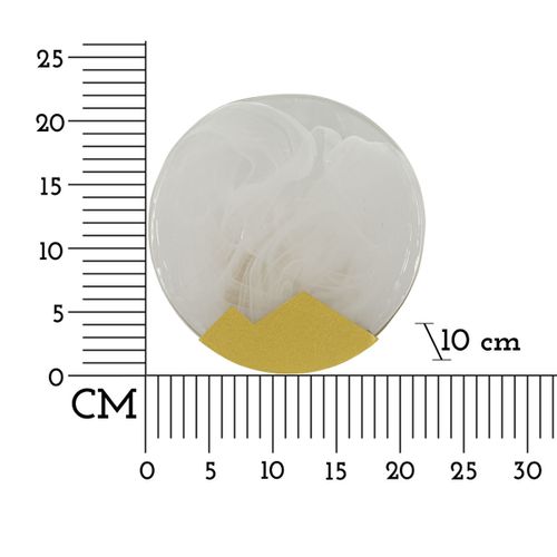 Applique Lusaka, Métal, Or, 20x20x10 Cm