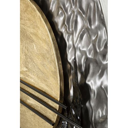 Décoration 3d En Métal Bale, Métal, Multicouleur, 78x5x102 Cm