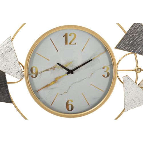 Horloge Murale Melusine, Métal, Multicouleur, 120x6x60 Cm
