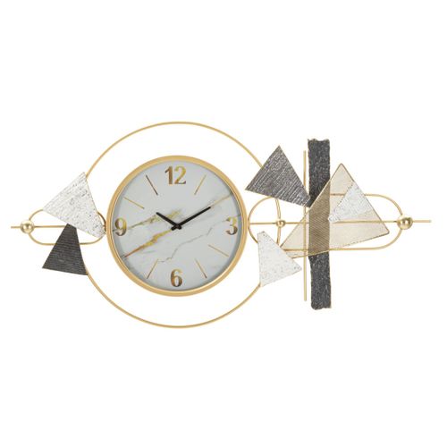 Horloge Murale Melusine, Métal, Multicouleur, 120x6x60 Cm