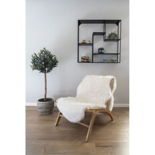 Fourrure Synthétique Ivoire Pour Sol Ou Canapé 60x180 Cm - Tapis salon ...