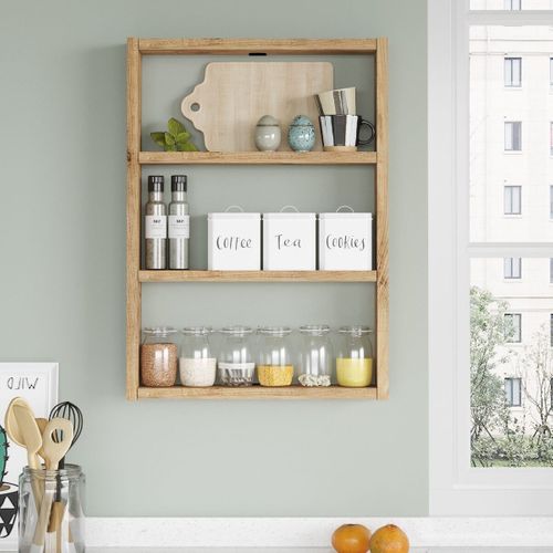 Etagère Murale 3 Tablettes H60 Cm