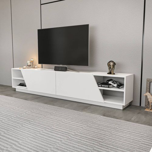 Meuble TV Modernes Herold L240cm Blanc