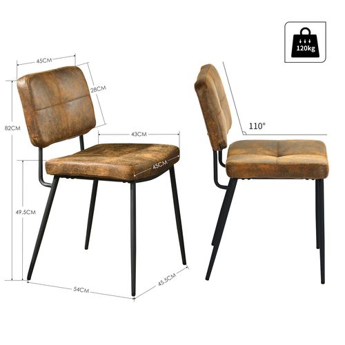 Ensemble Table Extensible Noire + 6 Chaises Suédine