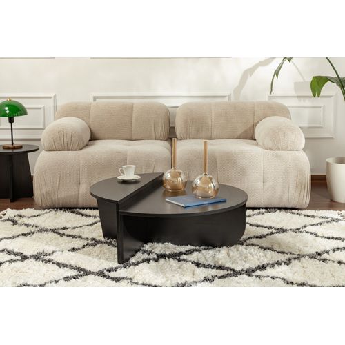 Lot De 2 Tables Basses - Noir - Aloeva