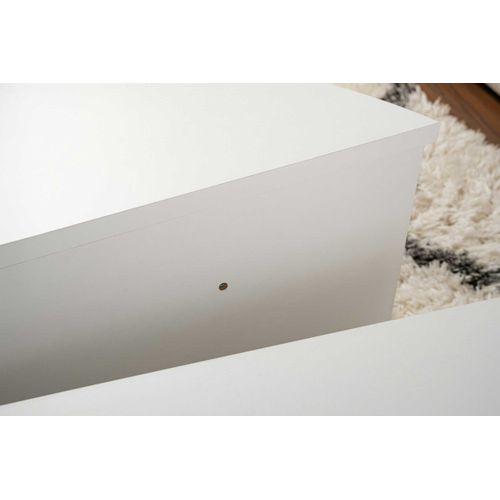 Tables Basses Orion - 60x90x30cm - Lot De 2 - Blanc