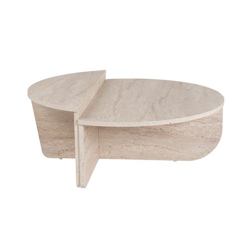 Table Basse En Bois "orion" 90 X 60 X 30 Cm - Chêne à Miel