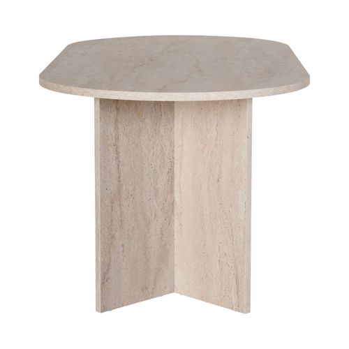 Table à Manger 8 Personnes Effet Travertin