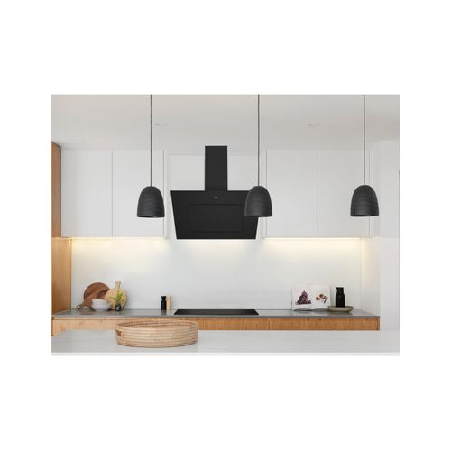 Hotte Décorative Inclinée 90 cm 577m3/h Noir - Hca92540b