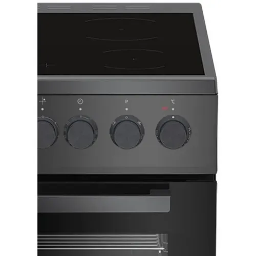 Cuisiniere Pose Libre - 4 Foyers Vitrocéramiques - Four Convection - 65 L - L 50 X H - Fss57100gac