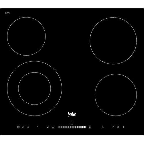 Plaque De Cuisson Vitrocéramique Hic64502t - 4 Foyers Hi-light - 6700w - L58 X P51cm - Noir