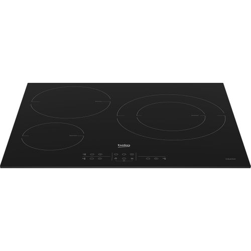 Table induction BEKO HII61M 3 foyers 60 cm Noir