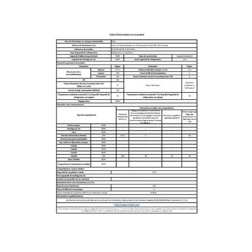 Réfrigérateur congélateur encastrable 271l hauteur 177 cm Inox - Bcsa285e4zsn