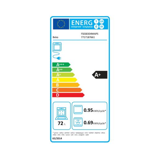 Cuisinière Induction 3 foyers Multifonction - Fse68304maps