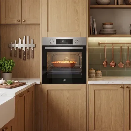 Four encastrable BEKO BBIM11300XMP 72L Inox vue d'ambiance 1