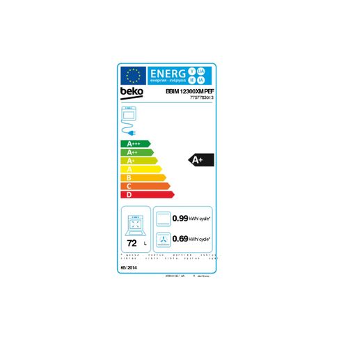 Four Encastrable Multifonctions 72l Pyrolyse Inox - Bbim12300xmpef