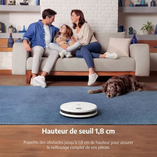Vrr60314vw - Aspirateur Robot Laveur 2 En 1 Connecté - Autonomie 150 Minutes - 2000 Pa - Blanc