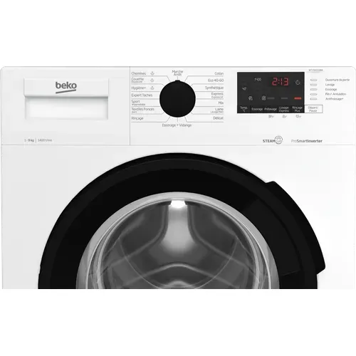 Lave-linge Frontal 9 kg 1400 trs/mn - Wtv94221bw
