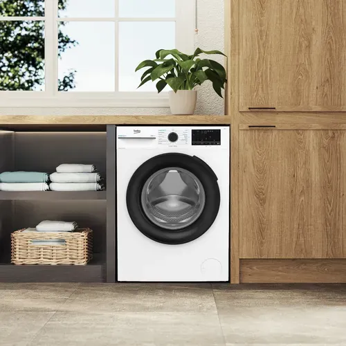 Lave-linge hublot BEKO BM3WFU410411B 10kg vue d'ambiance 1
