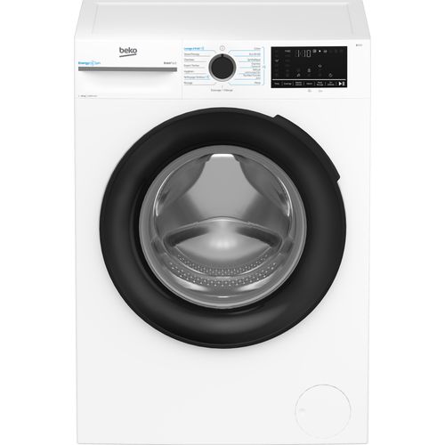 Lave-linge hublot BEKO BM3WFU410411B 10kg vue de face