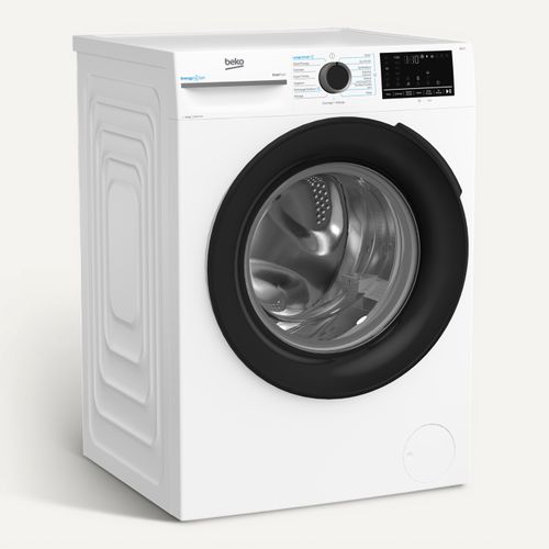 Lave-linge hublot BEKO BM3WFU410411B 10kg vue 3/4