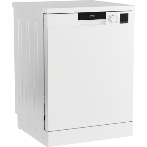 Lave-vaisselle pose libre BEKO LVV1347W 13 couverts Blanc vue 3/4