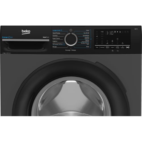 Lave-linge hublot BEKO BM34WFU48411A 8kg vue détaillée