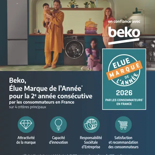 Lave-vaisselle pose libre BEKO BDFN26446G 14 couverts Inox