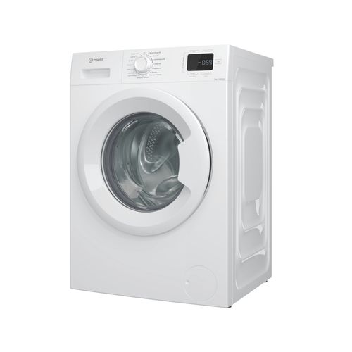 Lave-linge hublot INDESIT IM764MYTIMEFR 7kg vue de profil