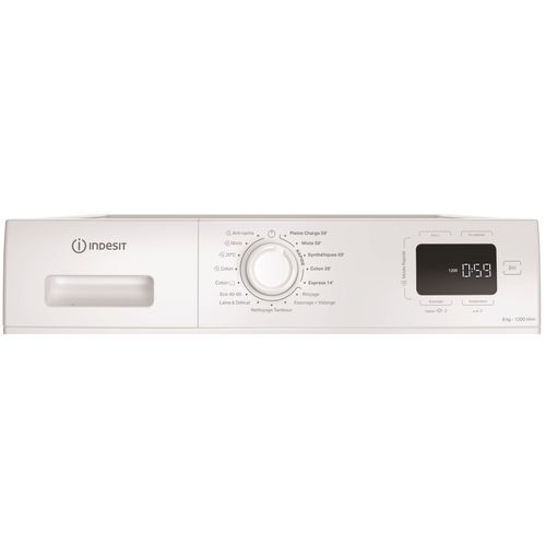 Lave linge hublot INDESIT IMW862MYTIMEFR 8kg Blanc