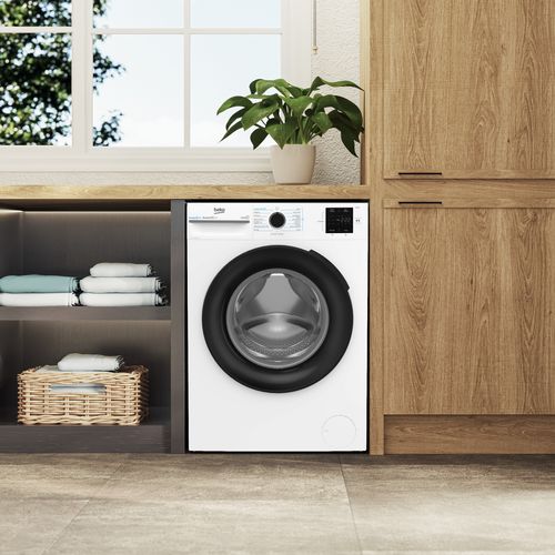 Lave-linge hublot BEKO BM3WFT310251W 10kg vue d'ambiance 1