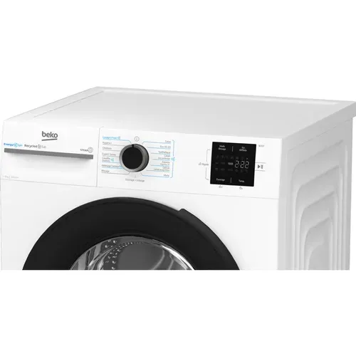 Lave-linge hublot BEKO BM3WFT310251W 10kg vue détaillée