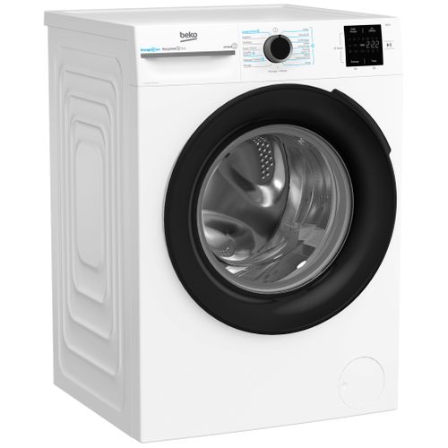 Lave-linge hublot BEKO BM3WFT310251W 10kg vue 3/4