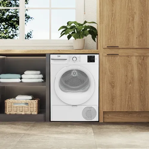Sèche-linge hublot BEKO D3H18C01W 8kg vue d'ambiance 1