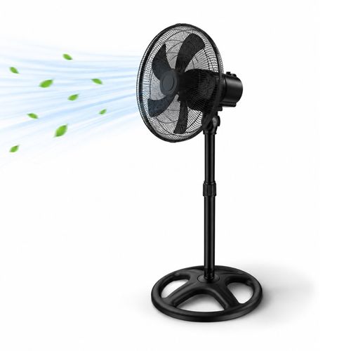 Ventilateur Sur Pied 45 Cm – Puissance 60w Et Fonctionnement Silencieux
