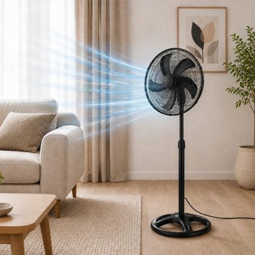 Ventilateur Sur Pied 45 Cm – Puissance 60w Et Fonctionnement Silencieux