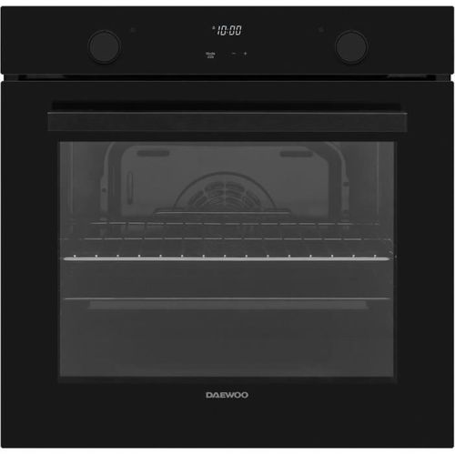 Four Encastrable Daewoo 78L Pyrolyse Chaleur Pulsée Noir Porte Froide - Bo7pr28gbnm