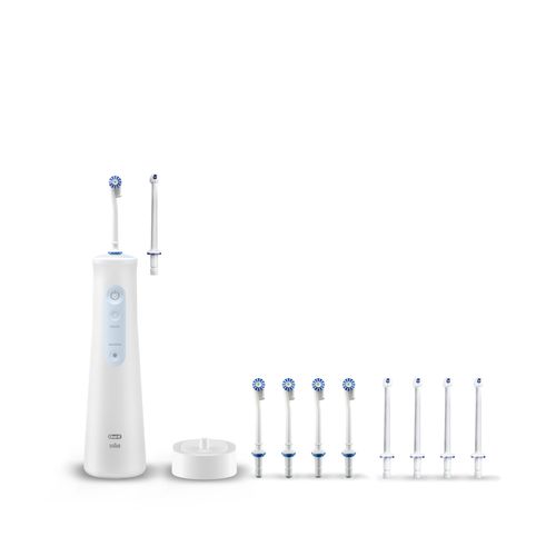 Brosse à dents ORAL-B MicroJet Power 4 + 10 canules vue de face