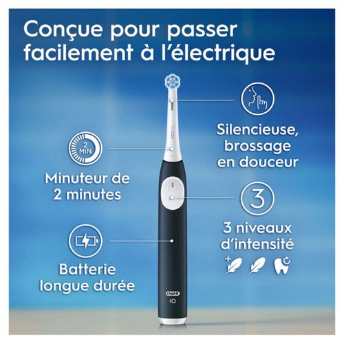 Brosse à Dents Rechargeable Io2 – Technologie Magnétique, 3 Modes, Vert Forêt