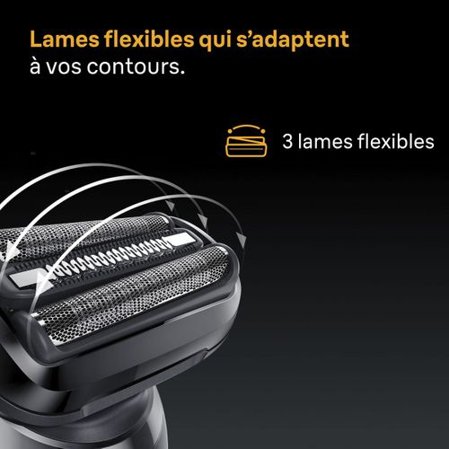 Rasoir Électrique Series 5 Sans Fil - 3 Lames Flexibles, Sensoadapt, Étanche