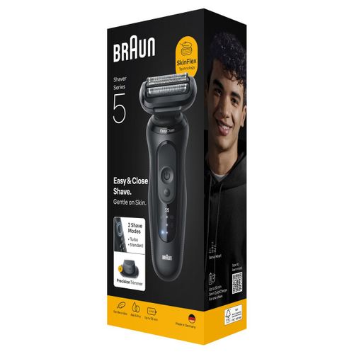 Rasoir Électrique Series 5 Sans Fil - 3 Lames Flexibles, Sensoadapt, Étanche