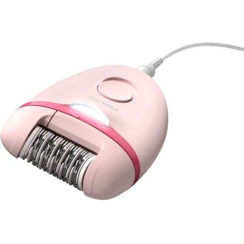 Satinelle Essential Bre285/00 Épilateur Filaire Rose — Opti-light, 2 Vitesses