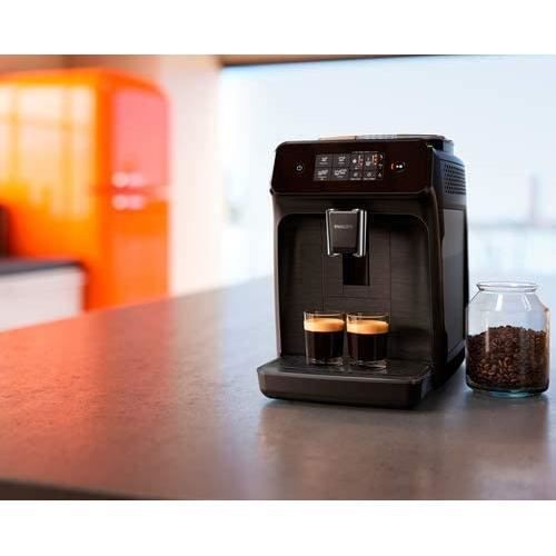 Machine À Café Expresso Ep1200 Avec Broyeur 2 Boissons Ecran Tactile Aquaclean Noir Mat